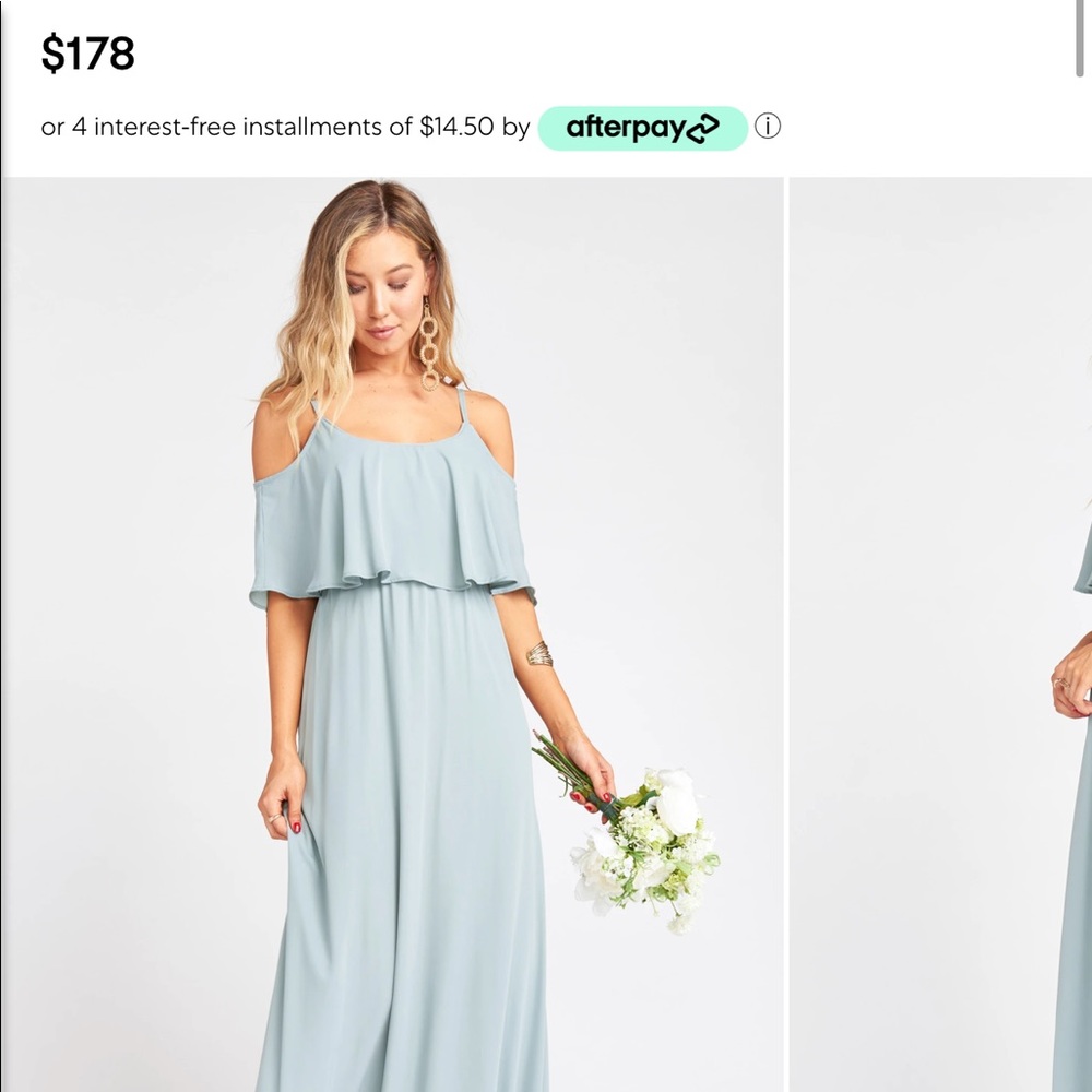 Show Me Your Mumu Caitlin Ruffle Maxi - bridesmaid